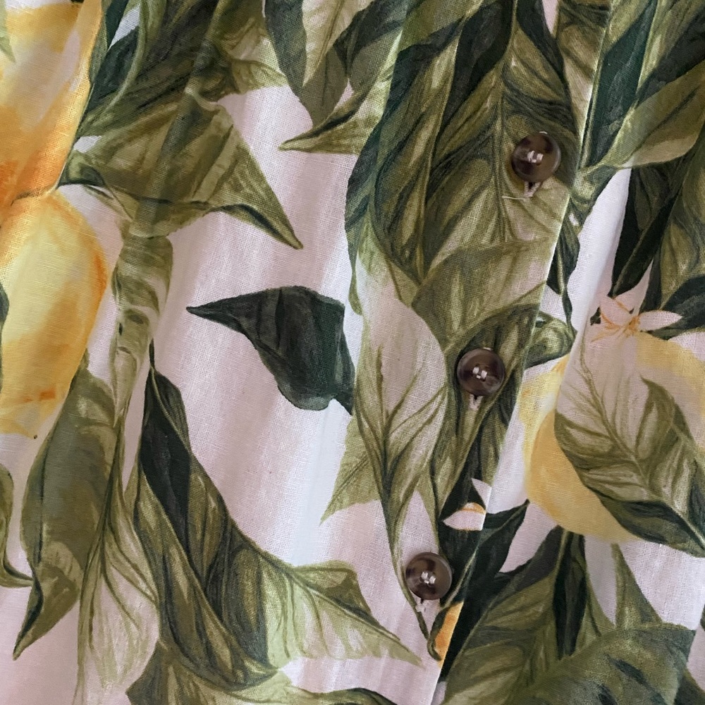 H&M lemon dress